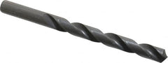 Hertel - 10.2mm 118° High Speed Steel Jobber Drill - Oxide Finish, Right Hand Cut, Spiral Flute, Straight Shank, 133mm OAL, Standard Point - Americas Industrial Supply