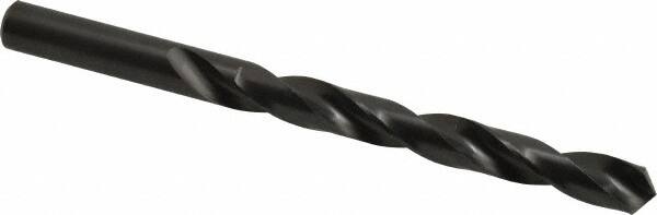 Hertel - 10.4mm 118° High Speed Steel Jobber Drill - Oxide Finish, Right Hand Cut, Spiral Flute, Straight Shank, 133mm OAL, Standard Point - Americas Industrial Supply