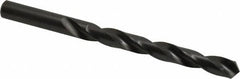 Hertel - 10.4mm 118° High Speed Steel Jobber Drill - Oxide Finish, Right Hand Cut, Spiral Flute, Straight Shank, 133mm OAL, Standard Point - Americas Industrial Supply
