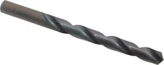 Hertel - 10.9mm 118° High Speed Steel Jobber Drill - Oxide Finish, Right Hand Cut, Spiral Flute, Straight Shank, 140mm OAL, Standard Point - Americas Industrial Supply