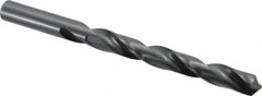 Hertel - 11.3mm 118° High Speed Steel Jobber Drill - Oxide Finish, Right Hand Cut, Spiral Flute, Straight Shank, 143mm OAL, Standard Point - Americas Industrial Supply
