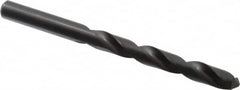 Hertel - 11.9mm 118° High Speed Steel Jobber Drill - Oxide Finish, Right Hand Cut, Spiral Flute, Straight Shank, 143mm OAL, Standard Point - Americas Industrial Supply