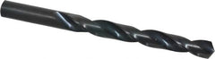 Hertel - 12.8mm 118° High Speed Steel Jobber Drill - Oxide Finish, Right Hand Cut, Spiral Flute, Straight Shank, 152mm OAL, Standard Point - Americas Industrial Supply
