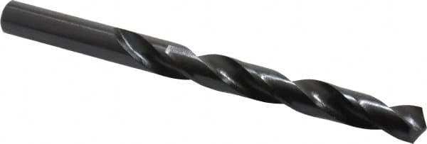 Hertel - 13.5mm 118° High Speed Steel Jobber Drill - Oxide Finish, Right Hand Cut, Spiral Flute, Straight Shank, 168mm OAL, Standard Point - Americas Industrial Supply