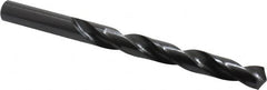 Hertel - 13.5mm 118° High Speed Steel Jobber Drill - Oxide Finish, Right Hand Cut, Spiral Flute, Straight Shank, 168mm OAL, Standard Point - Americas Industrial Supply