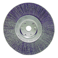 ‎6″ Narrow Face Crimped Wire Wheel, .014″ Steel Fill, 5/8″-1/2″ Arbor Hole, Retail Pack - Americas Industrial Supply
