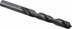 Hertel - 16.5mm 118° High Speed Steel Jobber Drill - Oxide Finish, Right Hand Cut, Spiral Flute, Straight Shank, 181mm OAL, Standard Point - Americas Industrial Supply