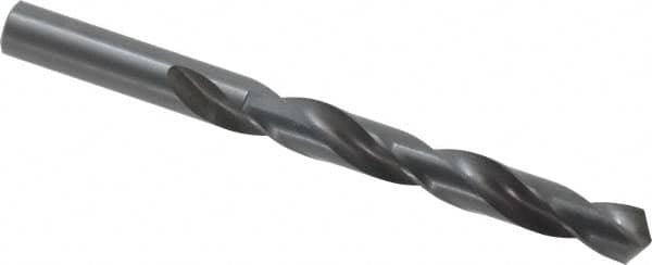 Hertel - 17mm 118° High Speed Steel Jobber Drill - Oxide Finish, Right Hand Cut, Spiral Flute, Straight Shank, 194mm OAL, Standard Point - Americas Industrial Supply