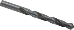 Hertel - 17mm 118° High Speed Steel Jobber Drill - Oxide Finish, Right Hand Cut, Spiral Flute, Straight Shank, 194mm OAL, Standard Point - Americas Industrial Supply