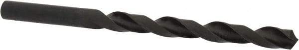 Hertel - 7.25mm 118° High Speed Steel Jobber Drill - Oxide Finish, Right Hand Cut, Spiral Flute, Straight Shank, 108mm OAL, Standard Point - Americas Industrial Supply