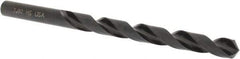 Hertel - 7.8mm 118° High Speed Steel Jobber Drill - Oxide Finish, Right Hand Cut, Spiral Flute, Straight Shank, 114mm OAL, Standard Point - Americas Industrial Supply