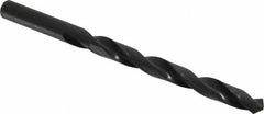 Hertel - 8.2mm 118° High Speed Steel Jobber Drill - Oxide Finish, Right Hand Cut, Spiral Flute, Straight Shank, 117mm OAL, Standard Point - Americas Industrial Supply