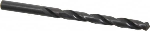 Hertel - 8.5mm 118° High Speed Steel Jobber Drill - Oxide Finish, Right Hand Cut, Spiral Flute, Straight Shank, 121mm OAL, Standard Point - Americas Industrial Supply