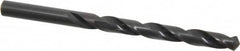 Hertel - 8.5mm 118° High Speed Steel Jobber Drill - Oxide Finish, Right Hand Cut, Spiral Flute, Straight Shank, 121mm OAL, Standard Point - Americas Industrial Supply