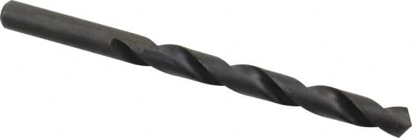 Hertel - 8.8mm 118° High Speed Steel Jobber Drill - Oxide Finish, Right Hand Cut, Spiral Flute, Straight Shank, 124mm OAL, Standard Point - Americas Industrial Supply