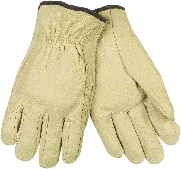 MCR Safety - Size M General Protection Work Gloves - For Work & Driver, Uncoated, Natural, Paired - Americas Industrial Supply