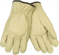 MCR Safety - Size M General Protection Work Gloves - For Work & Driver, Uncoated, Natural, Paired - Americas Industrial Supply