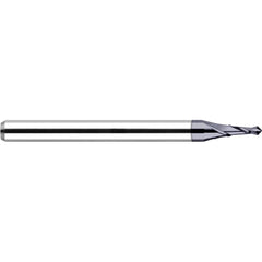Harvey Tool - 0.075" Body Diam, 140°, 1-1/2" OAL, 2-Flute Solid Carbide Spotting Drill - Exact Industrial Supply