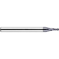 Harvey Tool - 0.02" Body Diam, 90°, 3" OAL, 2-Flute Solid Carbide Spotting Drill - Exact Industrial Supply