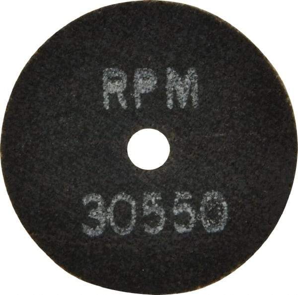 Made in USA - 2" 46 Grit Aluminum Oxide Cutoff Wheel - 1/16" Thick, 1/4" Arbor, 30,550 Max RPM, Use with Die Grinders - Americas Industrial Supply