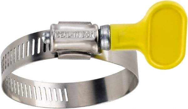 IDEAL TRIDON - SAE Size 36, 1-3/4 to 2-3/4" Diam, Stainless Steel Turn-Key Worm Drive Clamp - 1/2" Wide, Material Grade 201, Series 5Y - Americas Industrial Supply