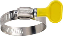 IDEAL TRIDON - SAE Size 48, 2-1/2 to 3-1/2" Diam, Stainless Steel Turn-Key Worm Drive Clamp - 1/2" Wide, Material Grade 201, Series 5Y - Americas Industrial Supply