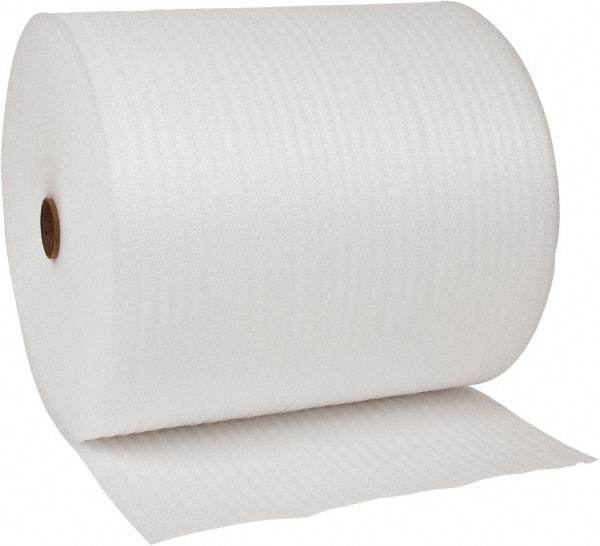 Value Collection - 625' Long x 24" Wide x 1/16" Thick, Polyethylene Foam - White - Americas Industrial Supply