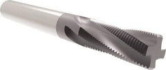 Allied Machine and Engineering - #8-36 UN, 0.115" Cutting Diam, 3 Flute, Solid Carbide Helical Flute Thread Mill - Internal/External Thread, 1/4" LOC, 2" OAL, 1/8" Shank Diam - Americas Industrial Supply