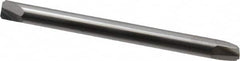 ProMax - 0.01" Radius, 1/8" Mill Diam, 2 Flute Solid Carbide Corner Rounding End Mill - Double End, Uncoated, 1-1/2" OAL, 1/8" Shank Diam - Americas Industrial Supply
