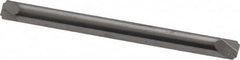 ProMax - 0.015" Radius, 1/8" Mill Diam, 2 Flute Solid Carbide Corner Rounding End Mill - Double End, Uncoated, 1-1/2" OAL, 1/8" Shank Diam - Americas Industrial Supply