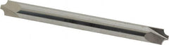 ProMax - 0.062" Radius, 3/16" Mill Diam, 2 Flute Solid Carbide Corner Rounding End Mill - Double End, Uncoated, 2" OAL, 3/16" Shank Diam - Americas Industrial Supply