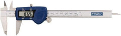 Fowler - 0 to 150mm Range, 0.01mm Resolution, Electronic Caliper - Stainless Steel with 1.56" Stainless Steel Jaws, 0.02mm Accuracy - Americas Industrial Supply
