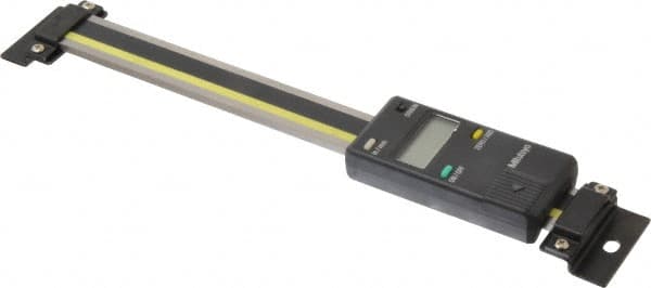 Mitutoyo - 0 to 4 Inch, 0.01mm Resolution Vertical Electronic Linear Scale - 0.001 Inch Accuracy, Data Output, SR44 Battery - Americas Industrial Supply