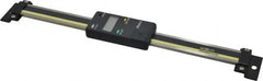 Mitutoyo - 0 to 6 Inch, 0.01mm Resolution Vertical Electronic Linear Scale - 0.001 Inch Accuracy, Data Output, SR44 Battery - Americas Industrial Supply