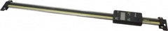 Mitutoyo - 0 to 12 Inch, 0.01mm Resolution Vertical Electronic Linear Scale - 0.002 Inch Accuracy, Data Output, SR44 Battery - Americas Industrial Supply