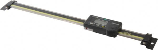 Mitutoyo - 0 to 8 Inch, 0.01mm Resolution Horizontal Electronic Linear Scale - 0.001 Inch Accuracy, Data Output, SR44 Battery - Americas Industrial Supply