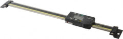 Mitutoyo - 0 to 8 Inch, 0.01mm Resolution Horizontal Electronic Linear Scale - 0.001 Inch Accuracy, Data Output, SR44 Battery - Americas Industrial Supply