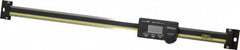 Mitutoyo - 0 to 12 Inch, 0.01mm Resolution Horizontal Electronic Linear Scale - 0.002 Inch Accuracy, Data Output, SR44 Battery - Americas Industrial Supply