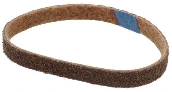 Brite Star - 3/4" Wide x 18" OAL, Aluminum Oxide Abrasive Belt - Aluminum Oxide, Coarse, Nonwoven, Series SC-BS - Americas Industrial Supply