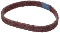 Brite Star - 3/4" Wide x 18" OAL, Aluminum Oxide Abrasive Belt - Aluminum Oxide, Medium, Nonwoven, Series SC-BS - Americas Industrial Supply