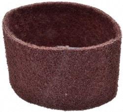 Brite Star - 3-1/2" Wide x 15-1/2" OAL, Aluminum Oxide Abrasive Belt - Aluminum Oxide, Medium, Nonwoven, Series SC-BS - Americas Industrial Supply
