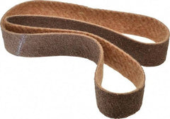 Brite Star - 2" Wide x 60" OAL, Aluminum Oxide Abrasive Belt - Aluminum Oxide, Coarse, Nonwoven, Series SC-BS - Americas Industrial Supply