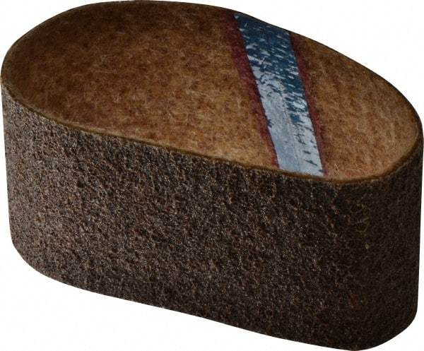 Brite Star - 3" Wide x 18" OAL, Aluminum Oxide Abrasive Belt - Aluminum Oxide, Coarse, Nonwoven, Series SC-BS - Americas Industrial Supply