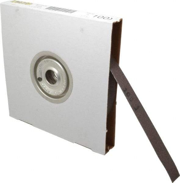 Tru-Maxx - 1" x 50 Yd 100 Grit Aluminum Oxide Cloth Roll - Fine Grade, J Weighted Backing - Americas Industrial Supply