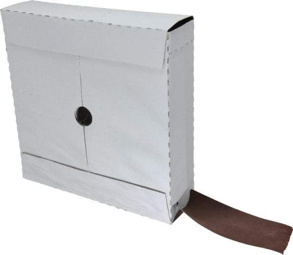 Tru-Maxx - 2" x 50 Yd 400 Grit Aluminum Oxide Cloth Roll - Super Fine Grade, J Weighted Backing - Americas Industrial Supply