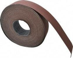 Tru-Maxx - 2" x 50 Yd 150 Grit Aluminum Oxide Cloth Roll - Very Fine Grade, J Weighted Backing - Americas Industrial Supply