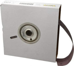 Tru-Maxx - 2" x 50 Yd 120 Grit Aluminum Oxide Cloth Roll - Fine Grade, J Weighted Backing - Americas Industrial Supply