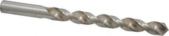 Interstate - 31/64" 140° High Speed Steel Jobber Drill - Bright Finish, Right Hand Cut, Spiral Flute, Straight Shank, 5-7/8" OAL, Standard Point - Americas Industrial Supply