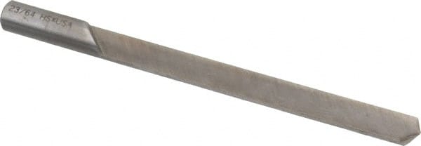 Made in USA - 23/64", High Speed Steel Half Round Drill Bit - Americas Industrial Supply