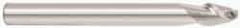 Accupro - 5/8" Diam, 1-5/8" LOC, 2 Flute Solid Carbide Ball End Mill - Uncoated, Single End, 3-1/2" OAL, 5/8" Shank Diam, Spiral Flute - Americas Industrial Supply